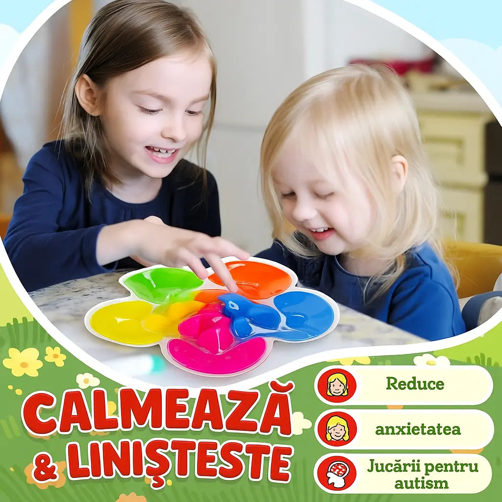 Jucarie senzorială de sortare a culorilor